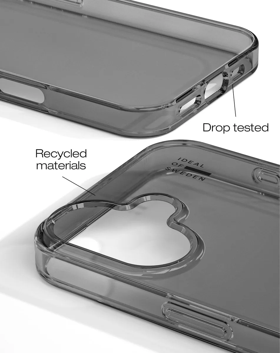 iDeal of Sweden Clear Case iPhone 17 - Tinted Black