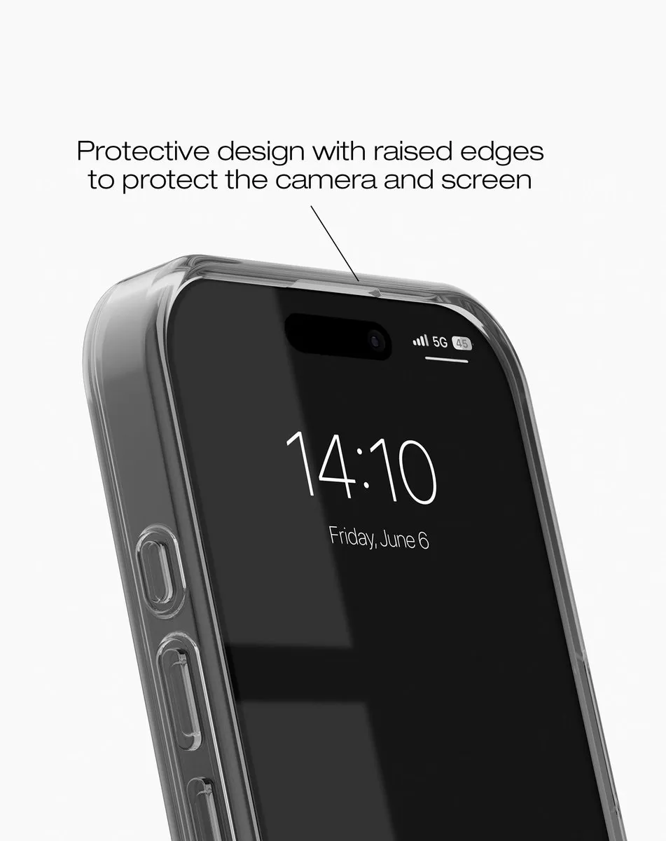 iDeal of Sweden Clear Case iPhone 17 - Tinted Black