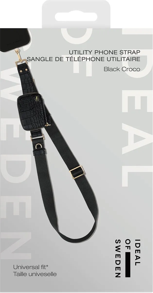 iDeal of Sweden Utility Phone Strap 840046698348 - Zwart