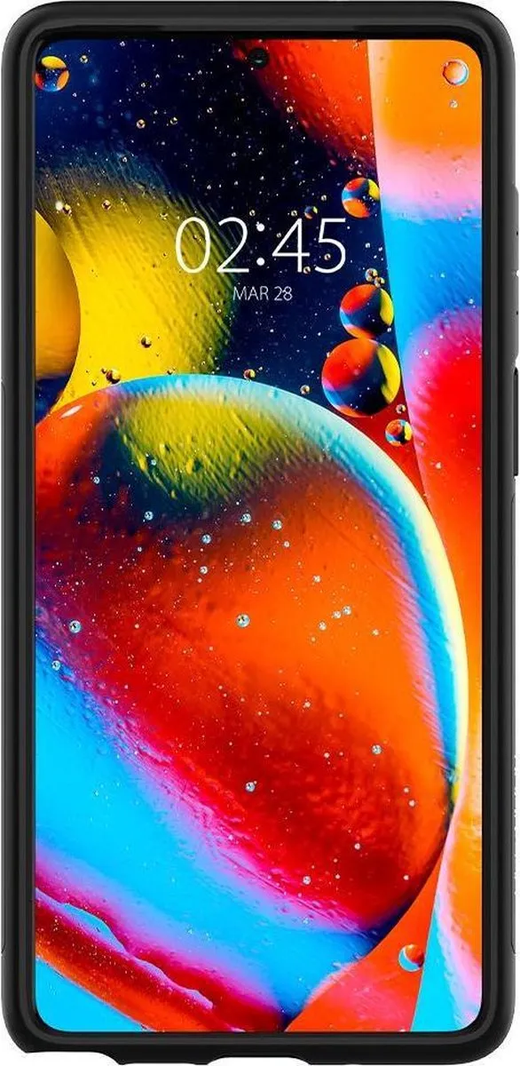 Spigen Slim Armor ACS01365 Hoesje - Samsung Galaxy Note20 - Zwart