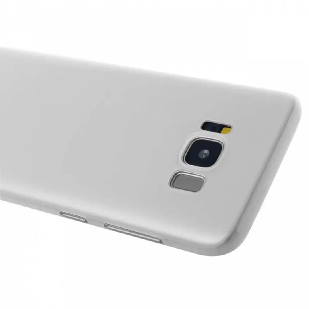 Tucano Nuvola Silicone Hoesje Samsung Galaxy S8 Plus - Wit