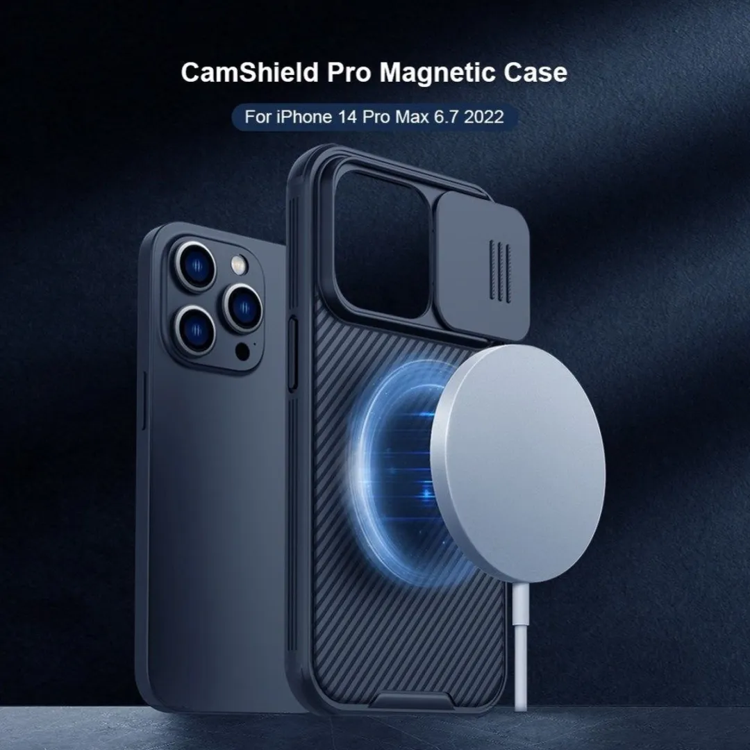 Nillkin CamShield iPhone 14 Pro Hoesje - Zwart