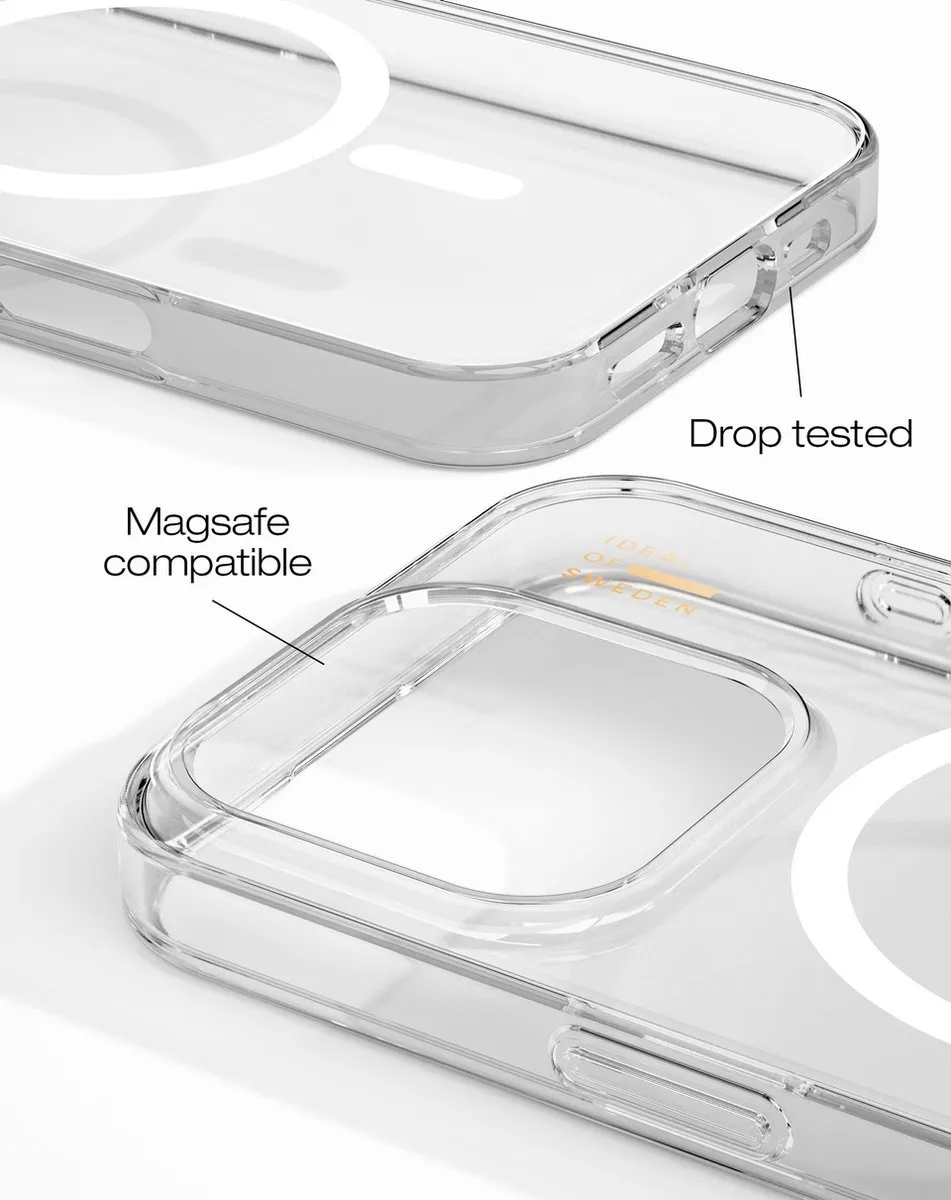 iDeal of Sweden Clear Case iPhone 16 Pro - MagSafe - Transparant