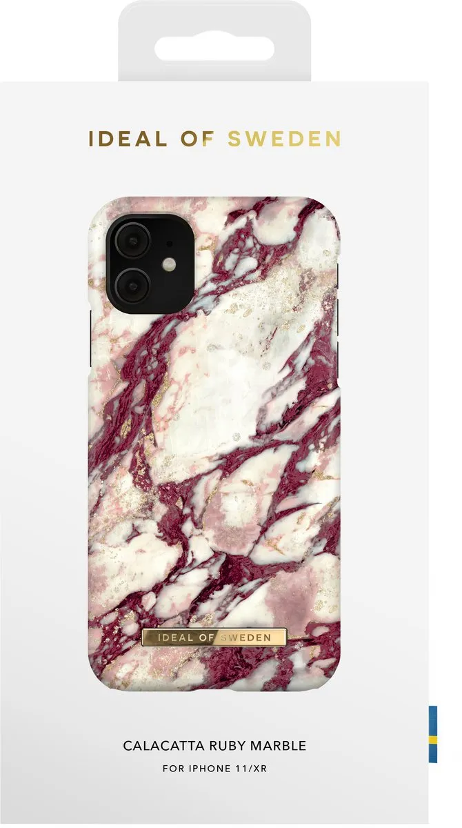 iDeal of Sweden Fashion Case iPhone 11/XR - Calacatta Ruby Marble