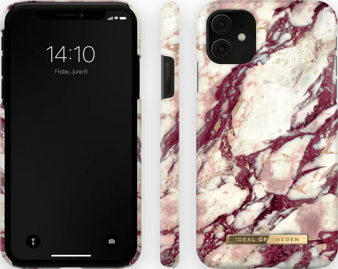 iDeal of Sweden Fashion Case iPhone 11/XR - Calacatta Ruby Marble