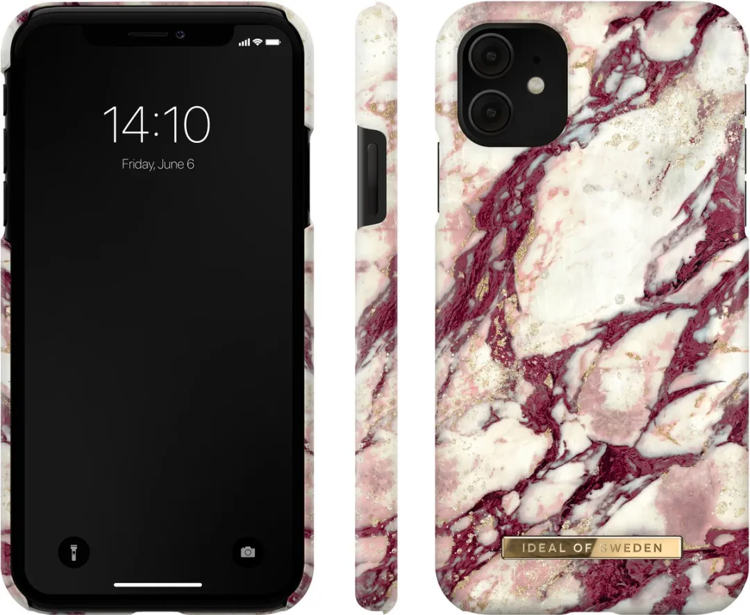 iDeal of Sweden Fashion Case iPhone 11/XR - Calacatta Ruby Marble