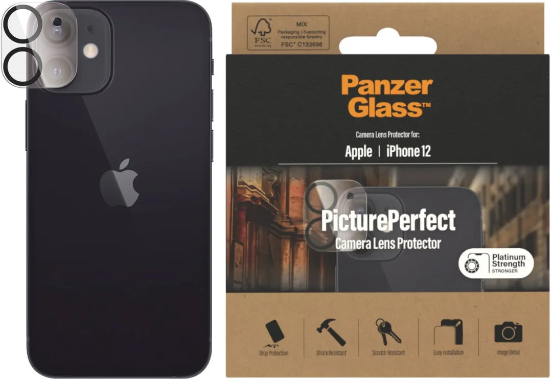 PanzerGlass iPhone 12 PicturePerfect Camera Protector - Case Friendly