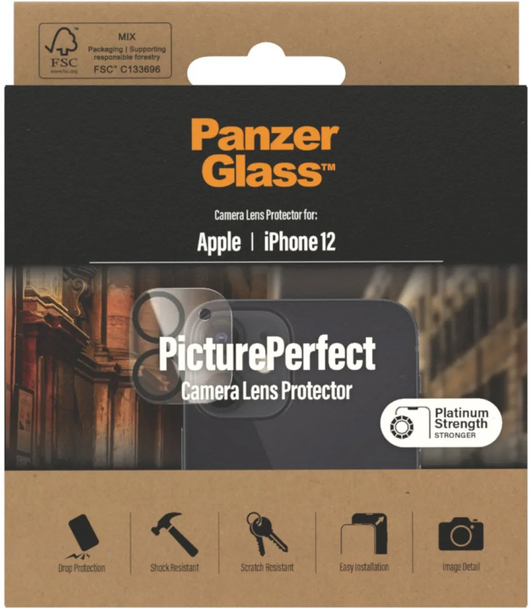 PanzerGlass iPhone 12 PicturePerfect Camera Protector - Case Friendly