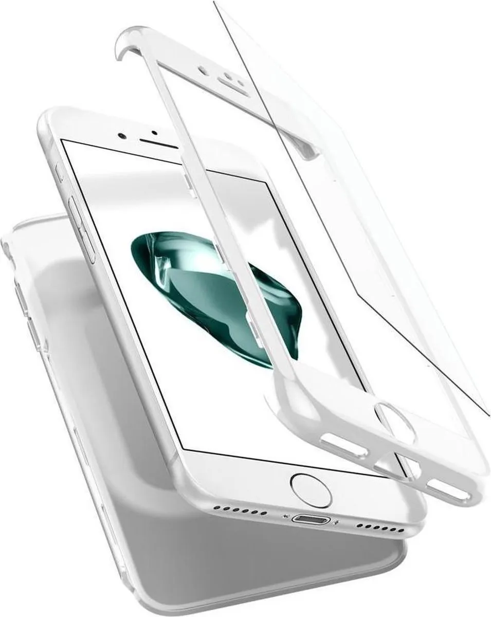 Spigen Thin Fit 360 Case iPhone 7/8 - Wit