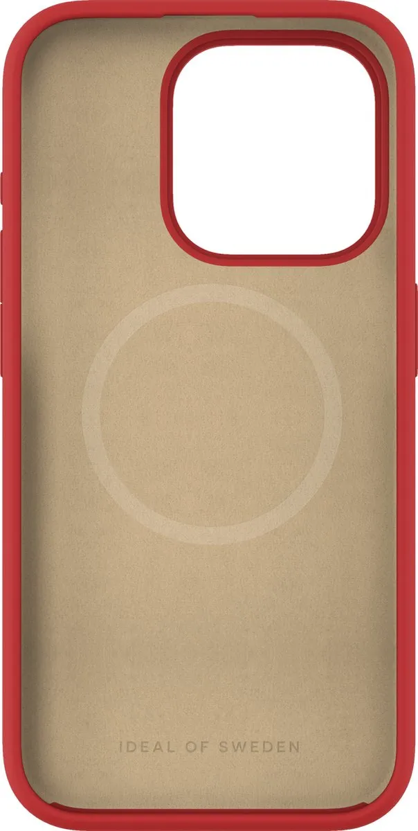 iDeal of Sweden iPhone 15 Pro Silicone Case MagSafe - Rood - afbeelding 2 van 6
