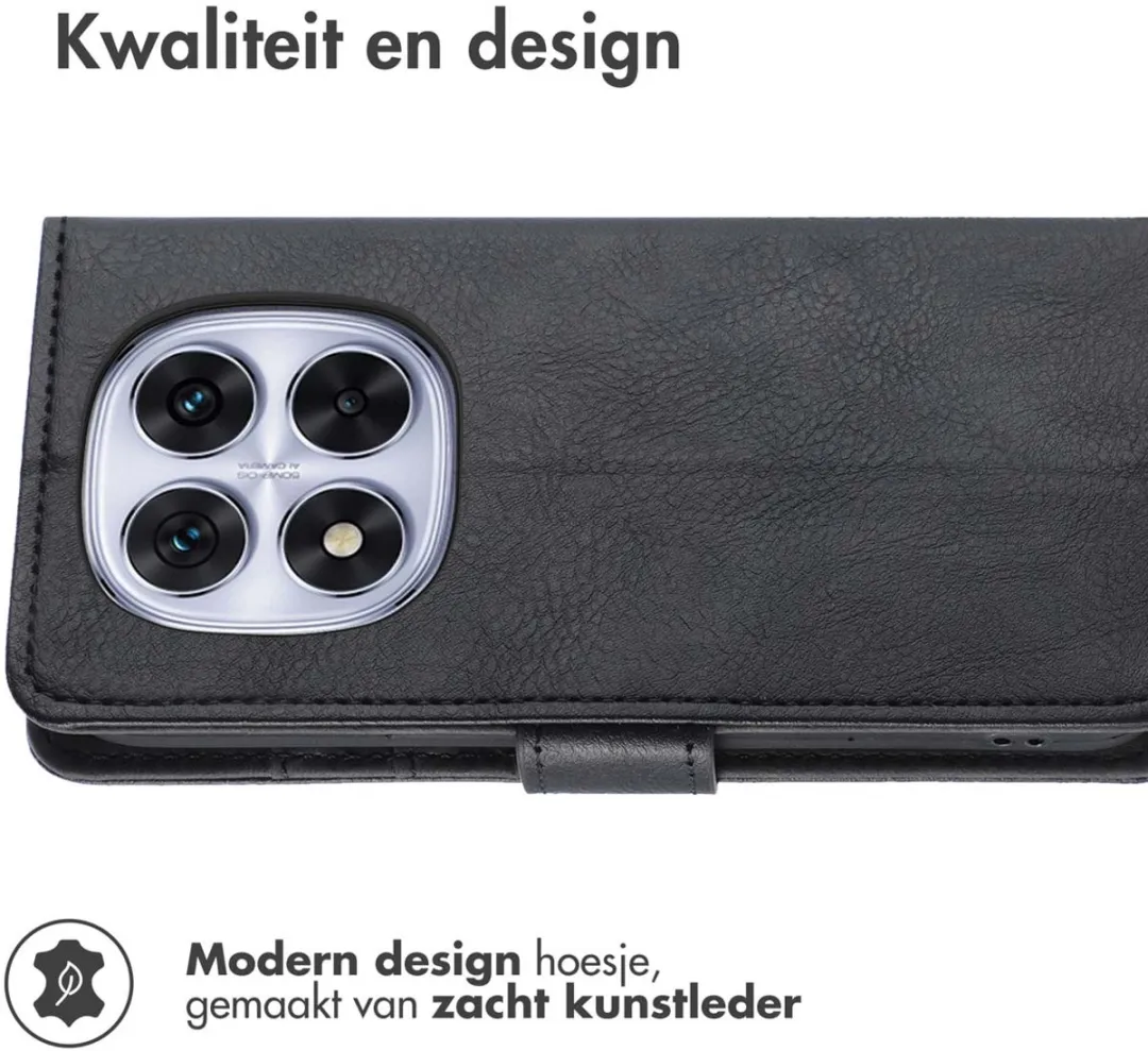 Imoshion Hoesje Xiaomi Poco X7 - 3 Pasjes - Zwart