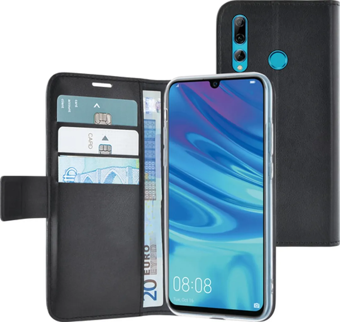 Azuri Huawei P Smart (2019) Bookcase Hoesje - 3 Pasjes - Zwart - afbeelding 6 van 6