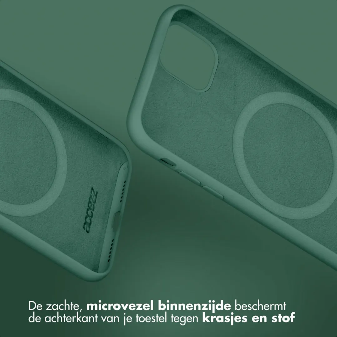 Accezz iPhone 17 Pro MagSafe Hoesje Donkergroen