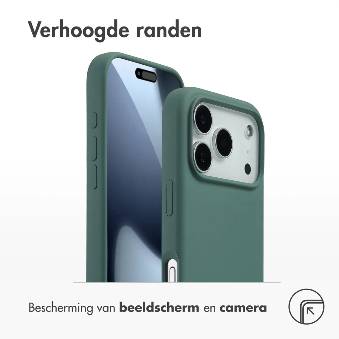 Accezz iPhone 17 Pro MagSafe Hoesje Donkergroen