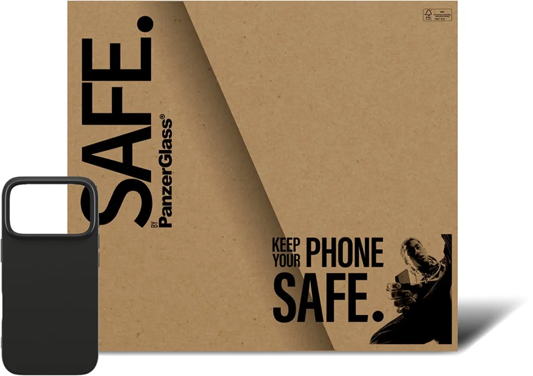 PanzerGlass SAFE. TPU Hoes iPhone 17 Pro - Zwart - afbeelding 3 van 4