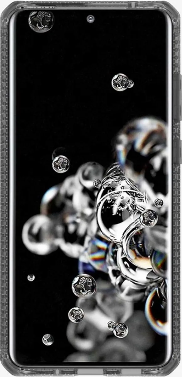 Itskins Galaxy S20 Ultra Hoesje - Zwart - Schokbestendig