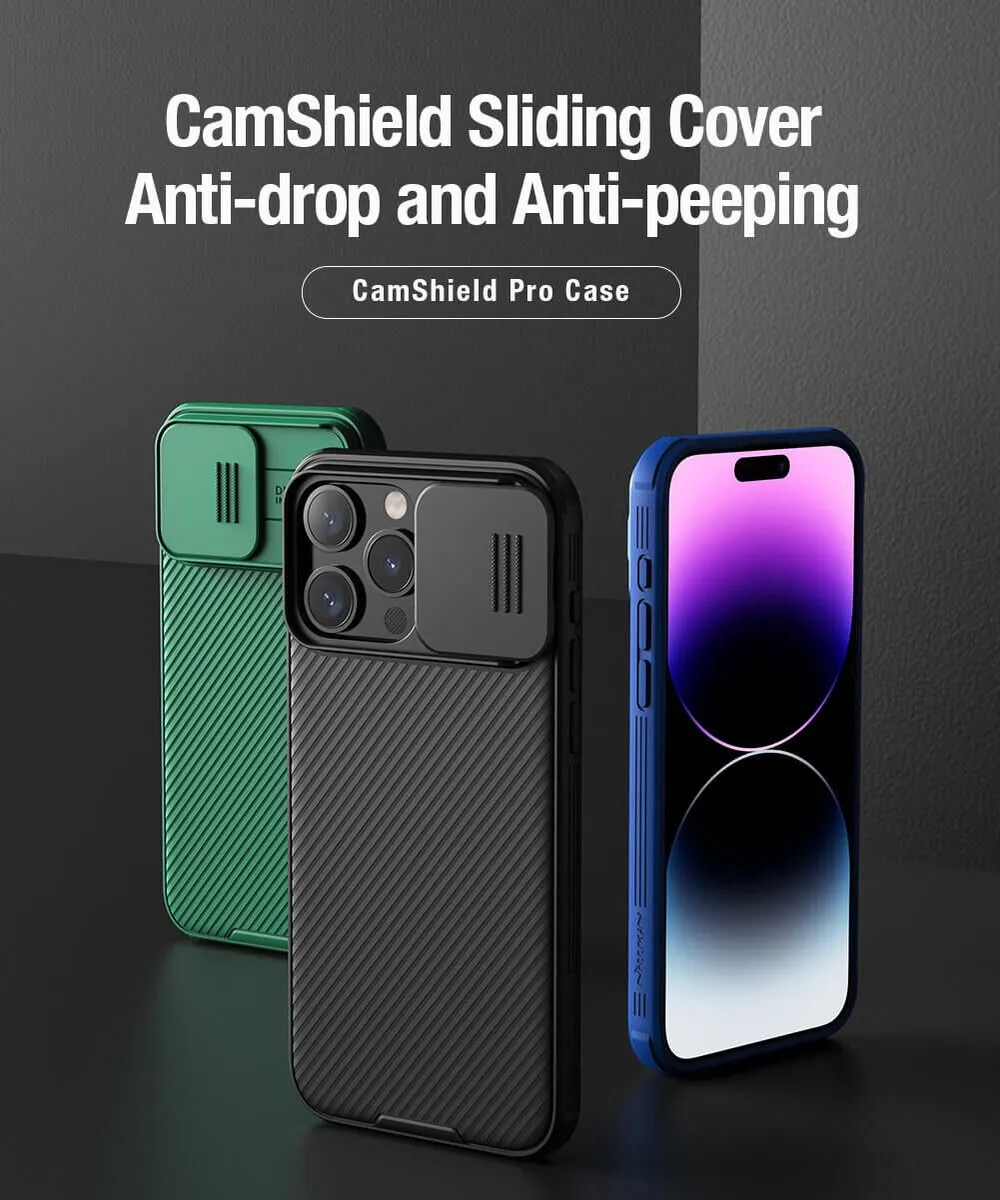 Nillkin CamShield Hoesje iPhone 15 Pro Max - Groen - afbeelding 6 van 6
