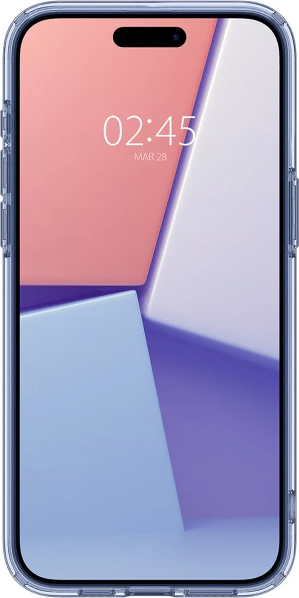 Spigen Ultra Hybrid ACS07046 Hoesje - iPhone 15 Pro Max - Lichtblauw Transparant