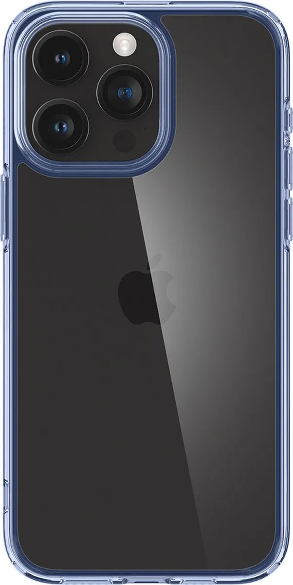 Spigen Ultra Hybrid ACS07046 Hoesje - iPhone 15 Pro Max - Lichtblauw Transparant