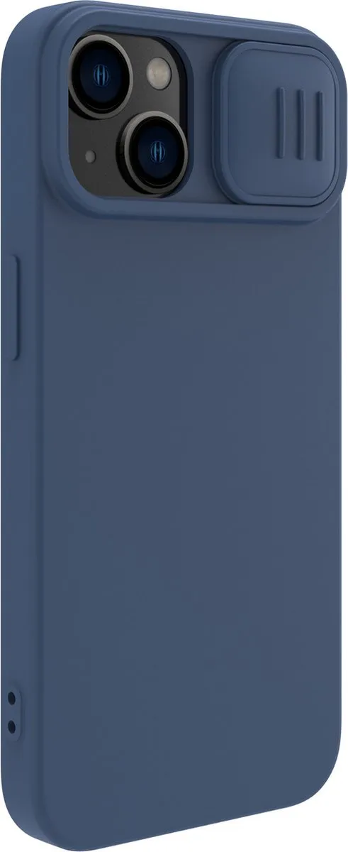 Nillkin CamShield Silicone Hoes - iPhone 14 - Blauw - afbeelding 6 van 6