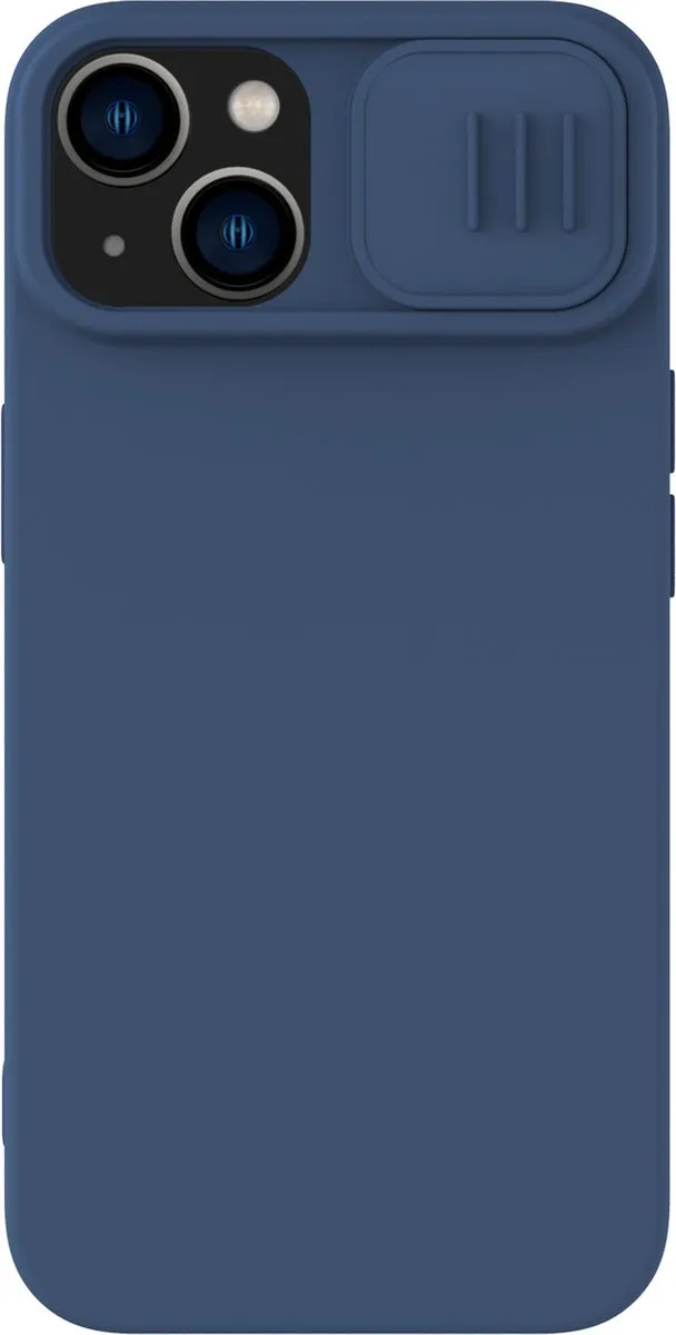 Nillkin CamShield Silicone Hoes - iPhone 14 - Blauw - afbeelding 4 van 6