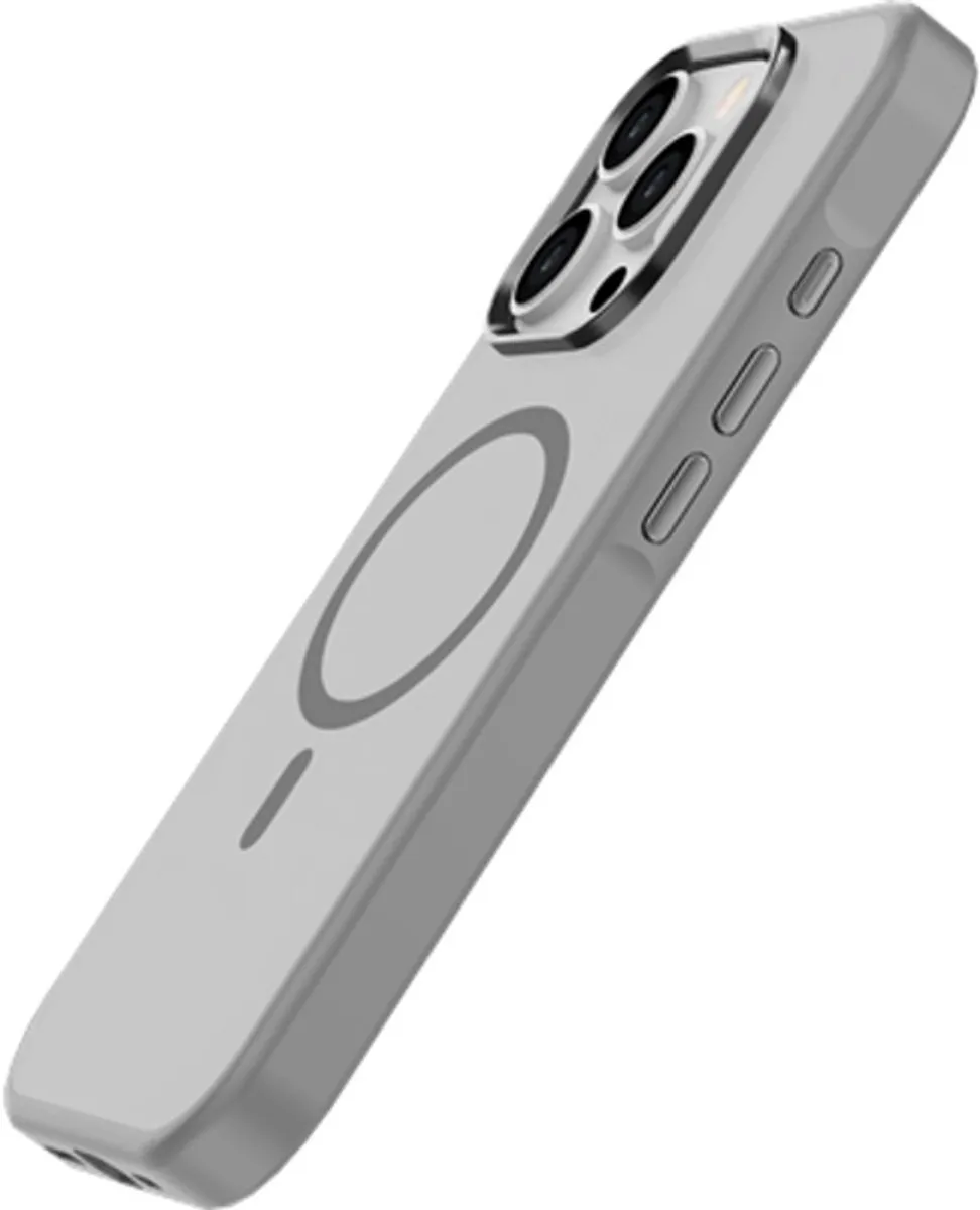 Just in Case Cazy iPhone 16 Pro Hoesje - Military Grade - Grijs