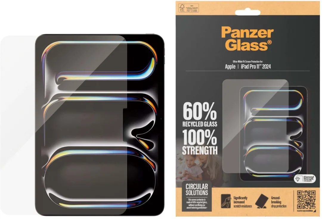 PanzerGlass PZ-2831 Screenprotector iPad Pro 11 (2024) - Transparant