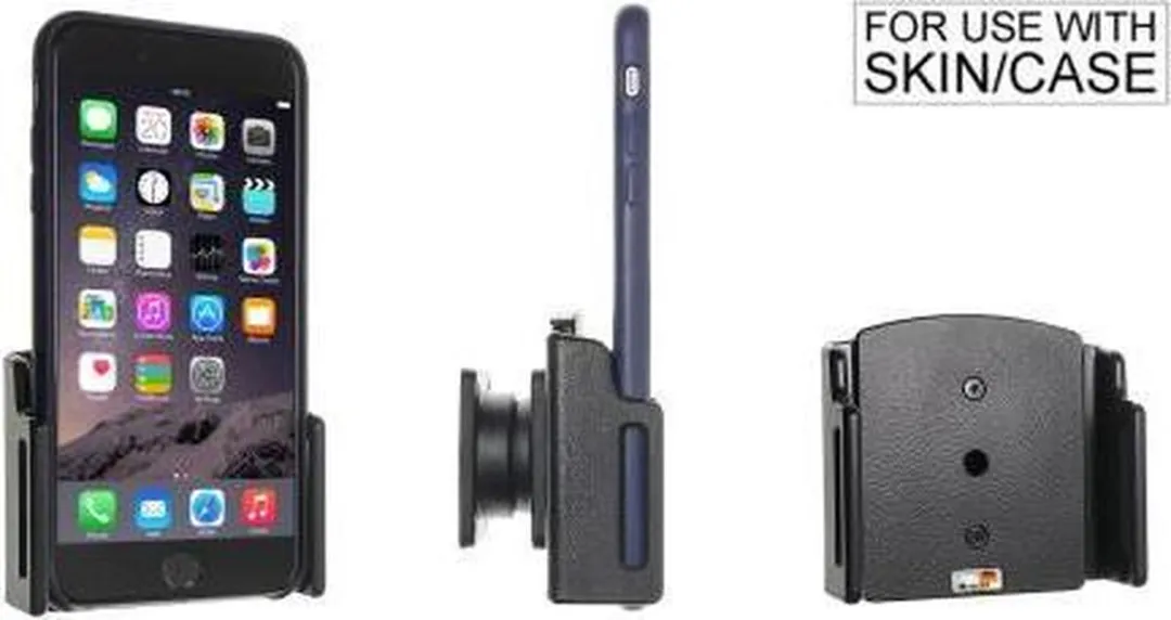 Brodit Verstelbare iPhone Houder 75-89mm - Zwart