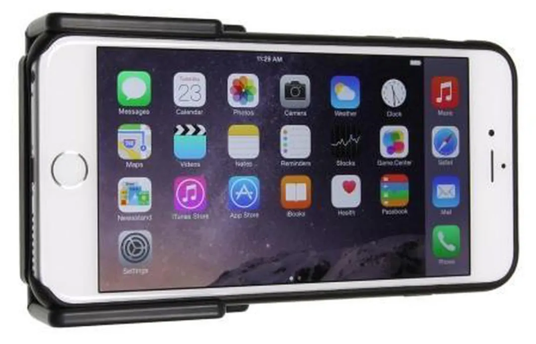 Brodit Verstelbare iPhone Houder 75-89mm - Zwart
