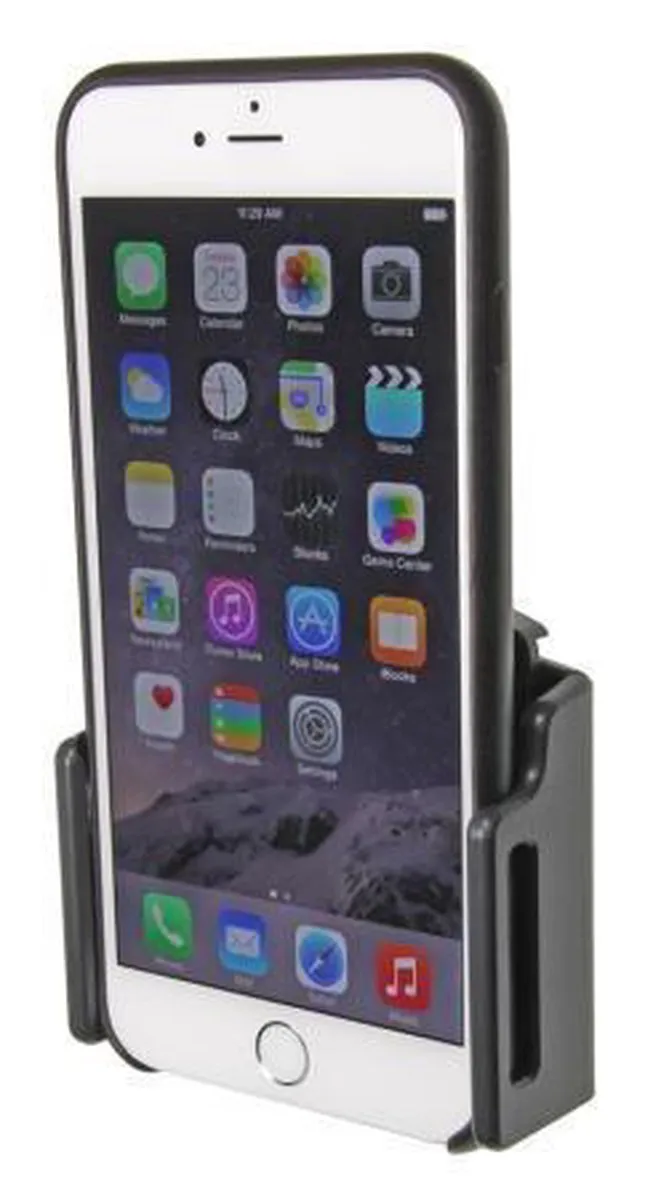Brodit Verstelbare iPhone Houder 75-89mm - Zwart
