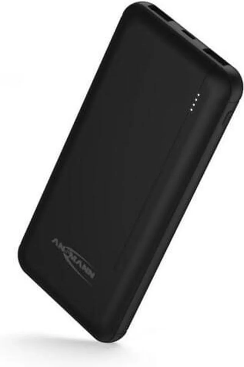 Ansmann Powerbank PB212 10000mAh - 2x USB - 10W - Zwart