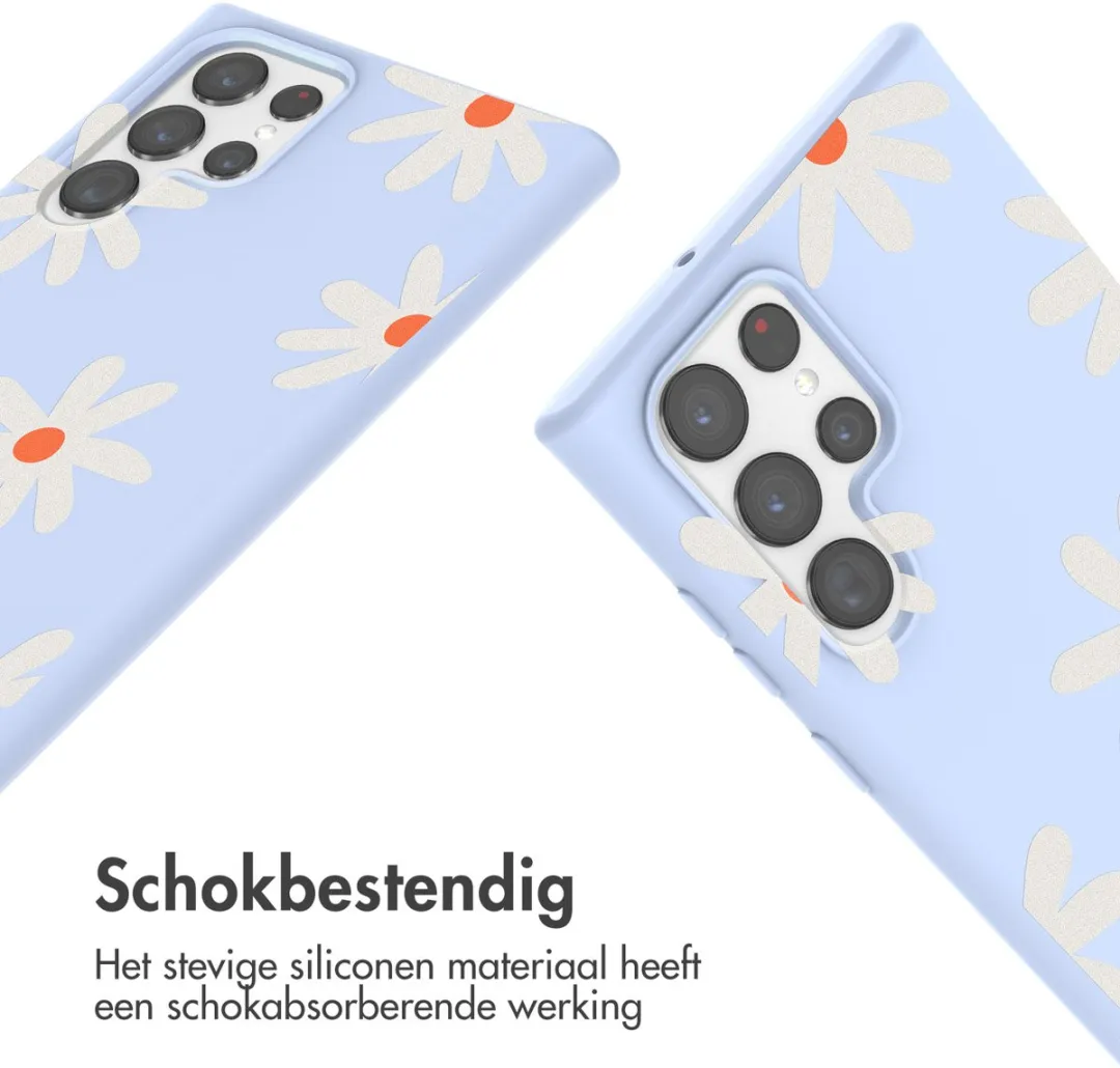Imoshion Hoesje Samsung Galaxy S22 Ultra - Lila Flower Distance