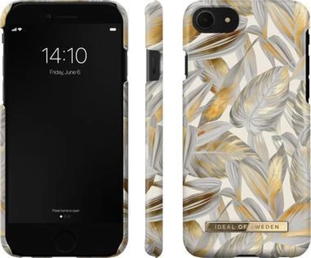 iDeal of Sweden Fashion Case iPhone 8/7/6/6S - Platinum Leaves - IDFCSS19-I7
