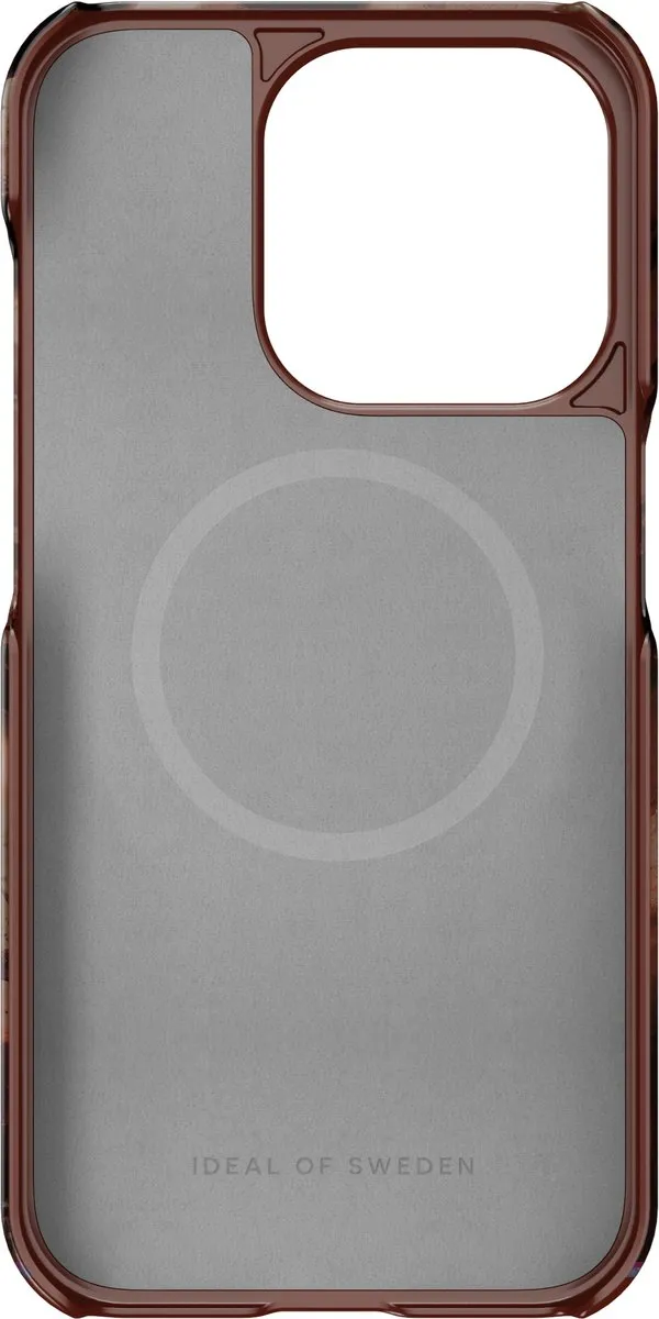 iDeal of Sweden Fashion Case MagSafe iPhone 15 Pro - Dark Amber Marble - afbeelding 2 van 6