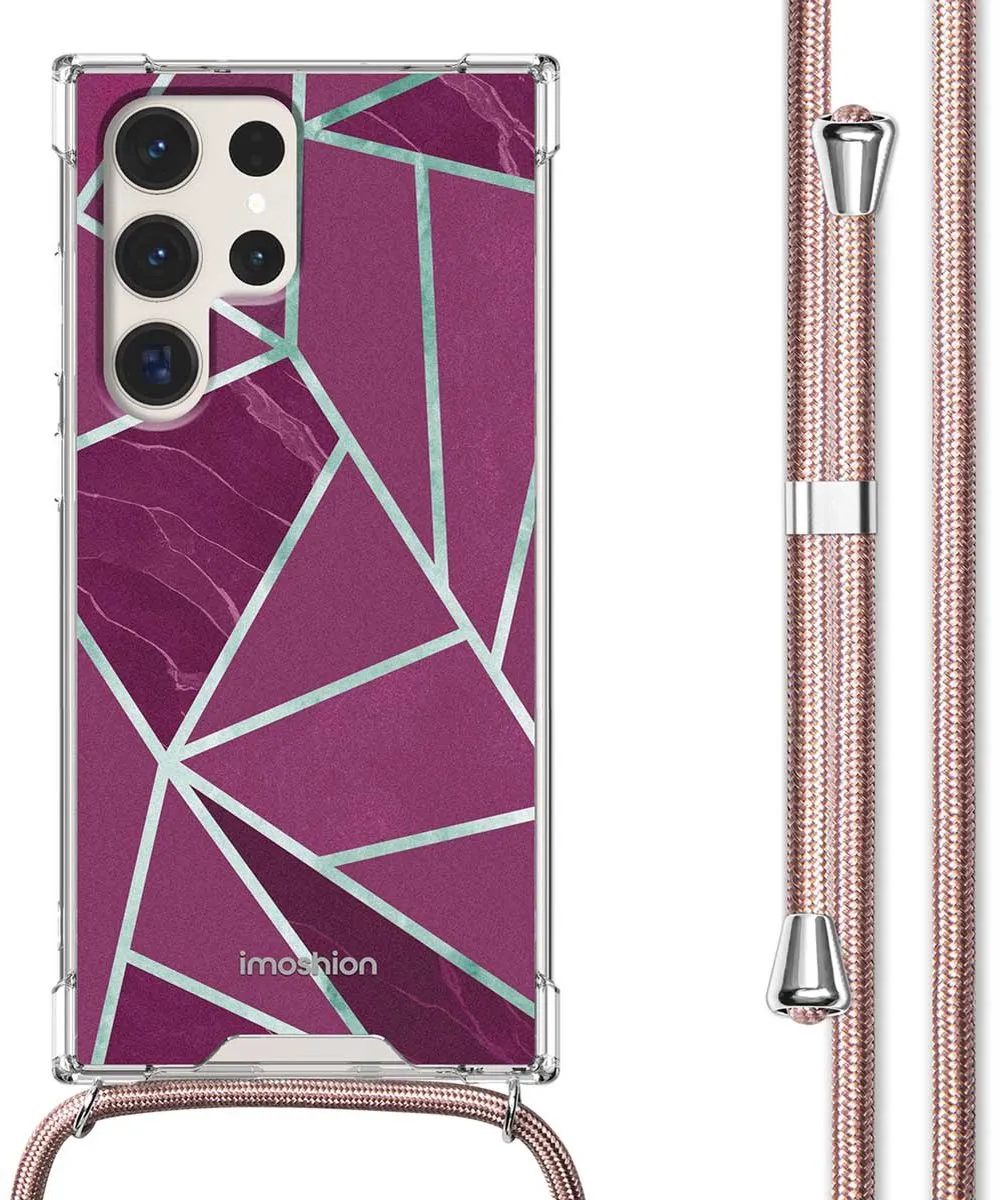 Imoshion Hoesje Samsung Galaxy S23 Ultra - Bordeaux Graphic