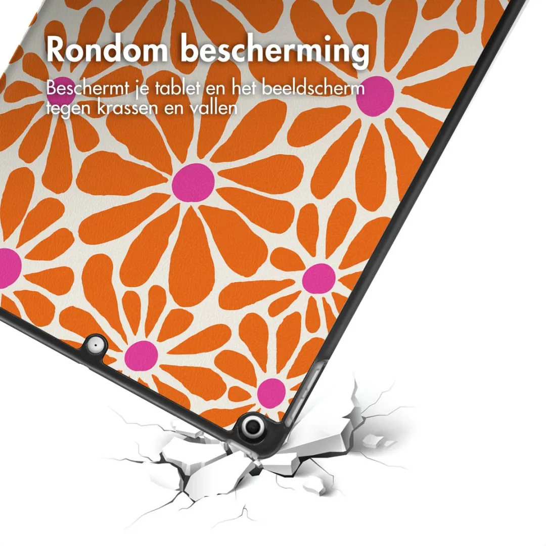 Imoshion Tablethoes Pr051 - Apple iPad 10.2" - Trifold Black Marble - afbeelding 6 van 6