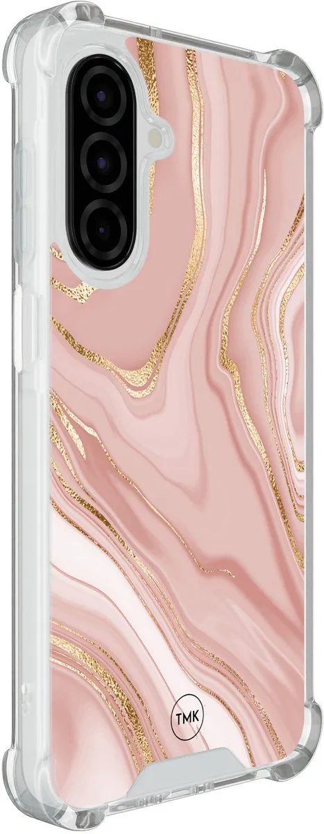 Casevibes Shockproof Hoesje Samsung Galaxy A26 S/A26/S/005 - Roze Marmer