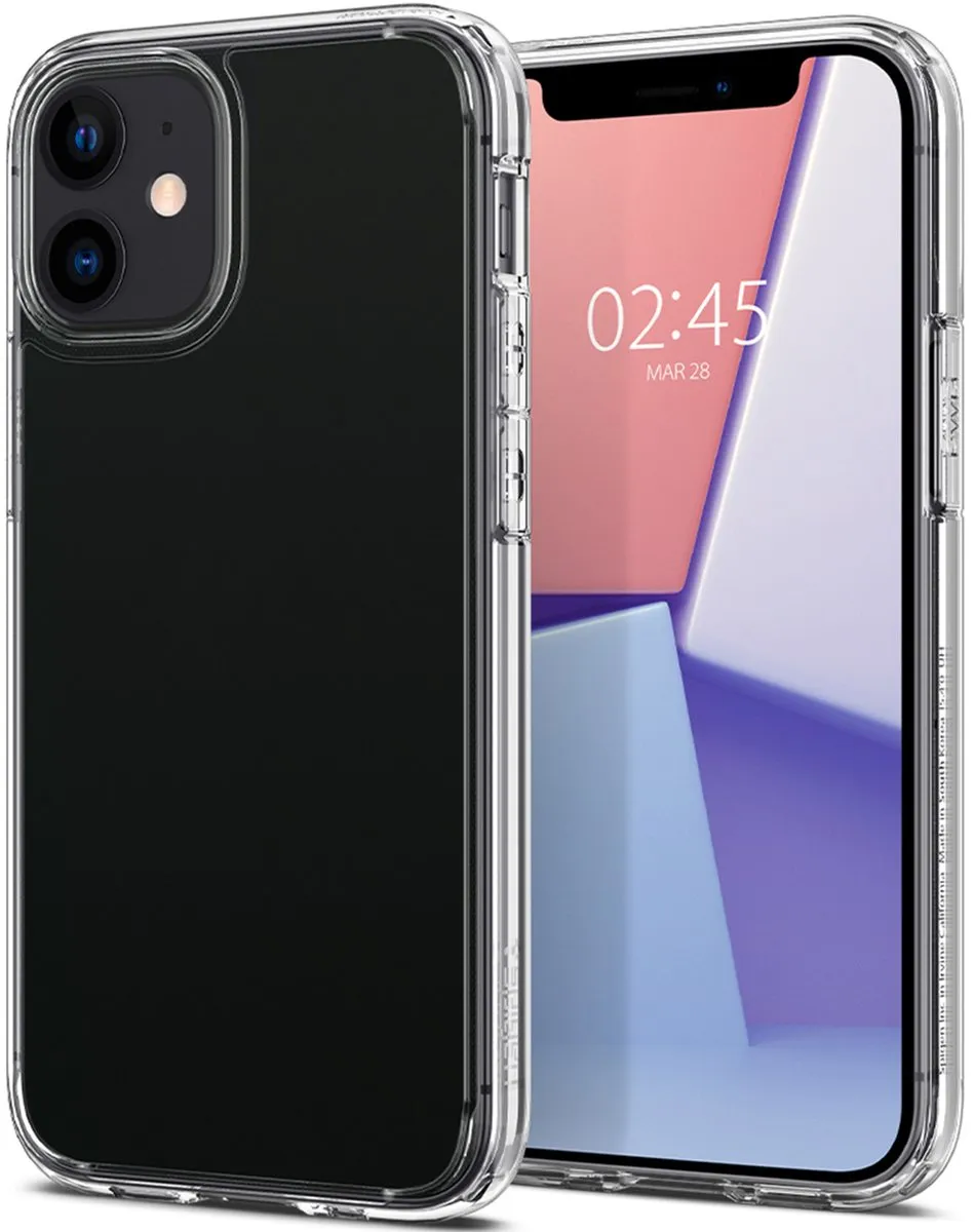 Spigen Ultra Hybrid Air Cushion iPhone 12 Mini Hoesje - Transparant
