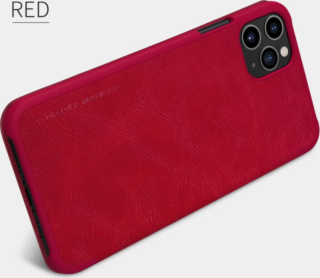 Nillkin Qin Book iPhone 11 Pro Max Hoesje - Rood - QIN15 - afbeelding 5 van 6