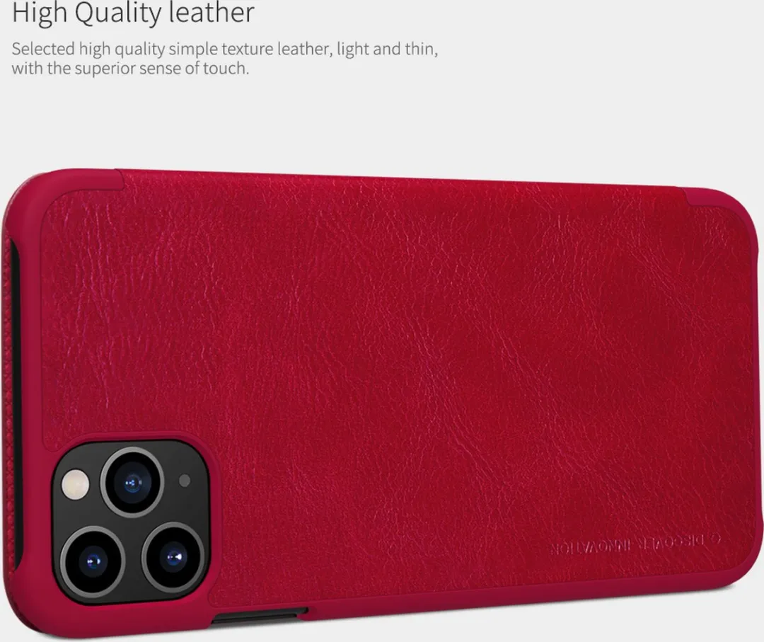 Nillkin Qin Book iPhone 11 Pro Max Hoesje - Rood - QIN15 - afbeelding 6 van 6