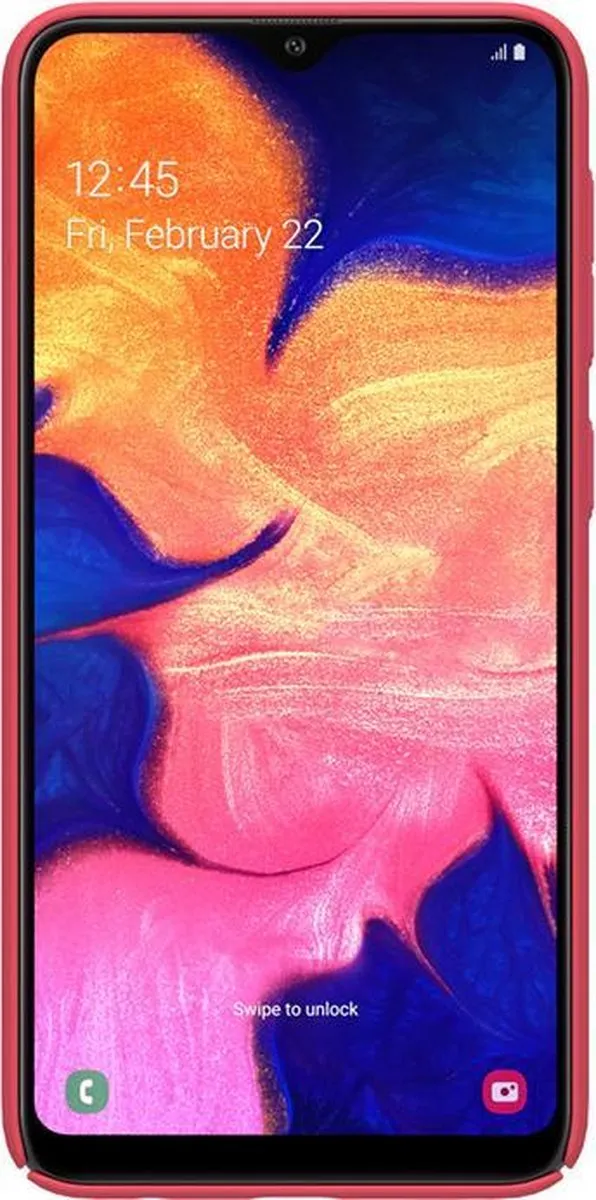 Nillkin Frosted Shield Hoesje Samsung Galaxy A10 - Rood - afbeelding 2 van 4