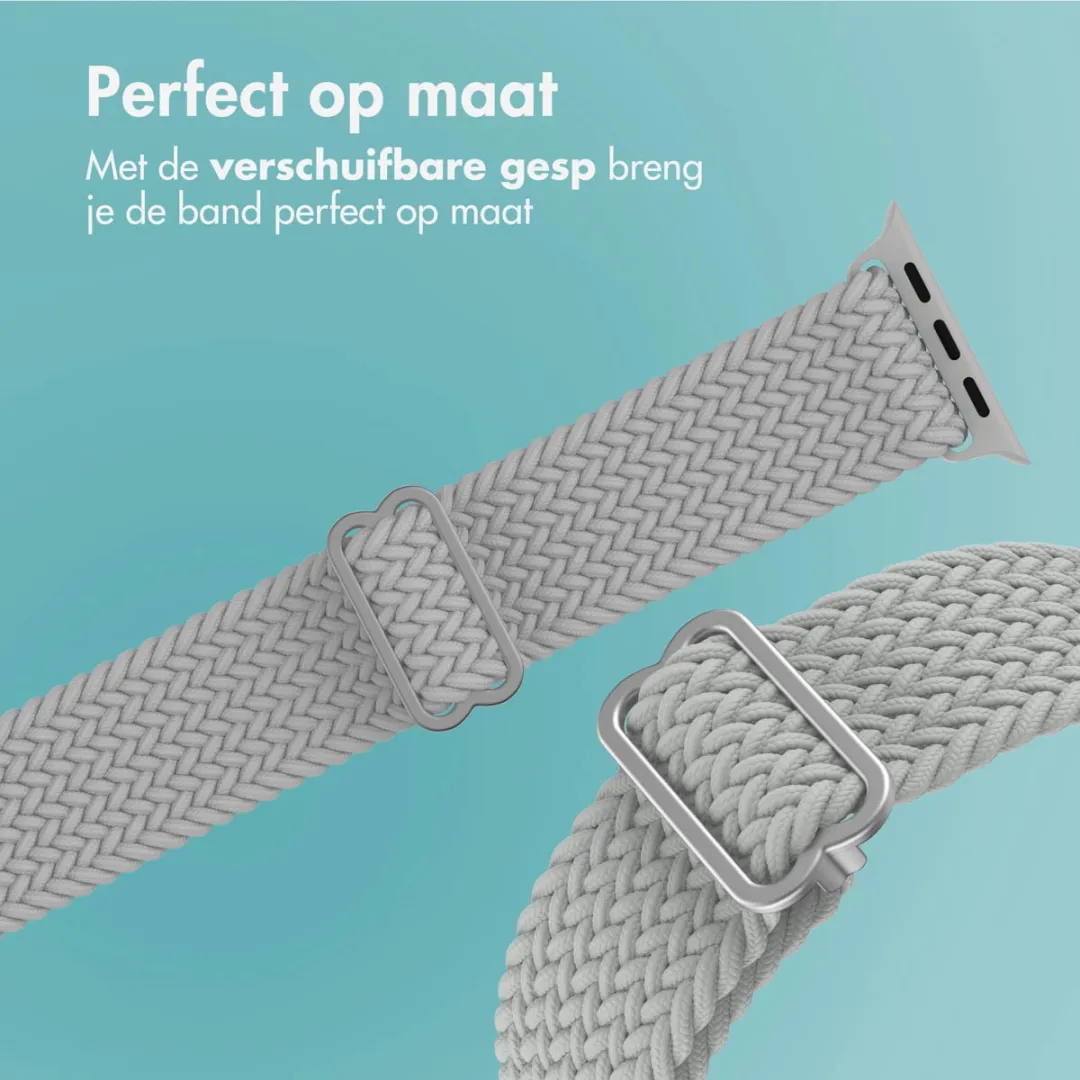 Imoshion Nylon Bandje Apple Watch - Grijs - One Size