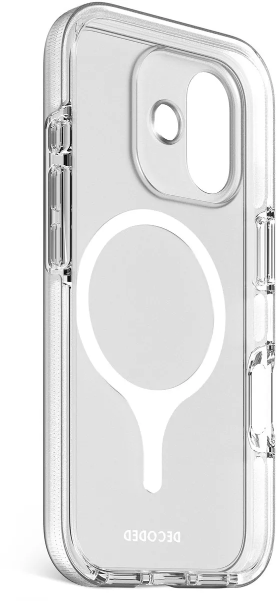 Decoded Clear Frosted Hoesje DEC-i17-DT-CL - iPhone 17 - Wit