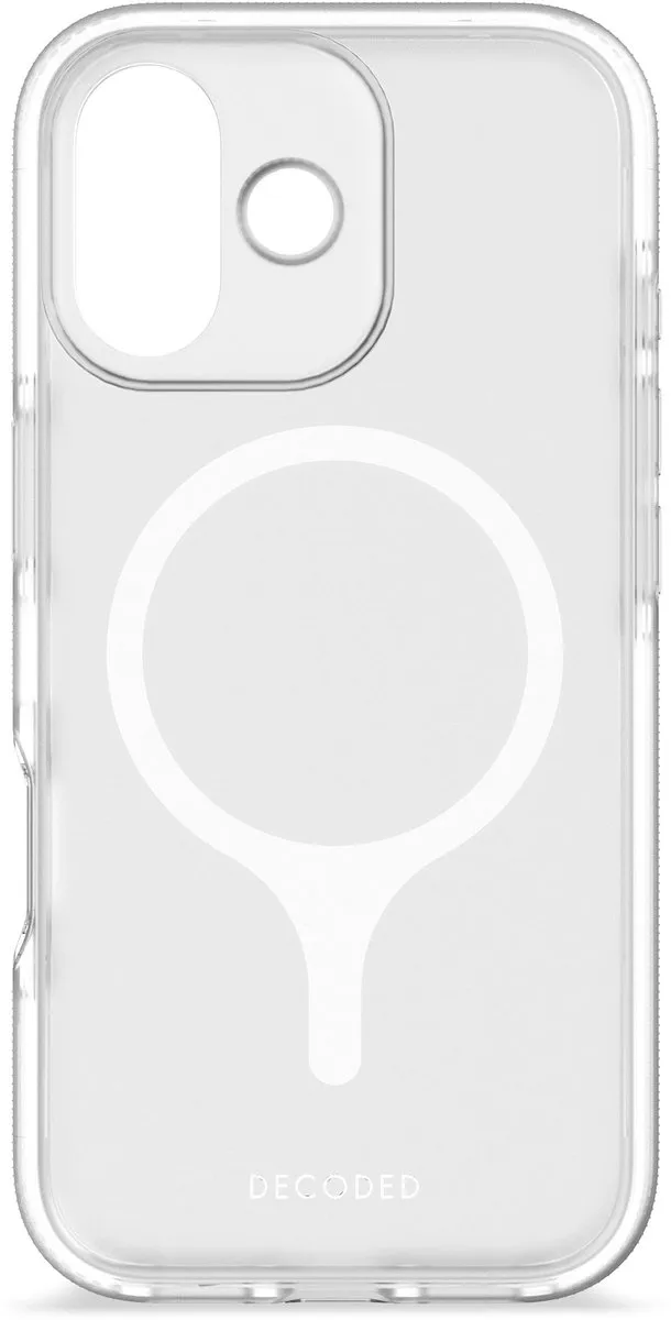 Decoded Clear Frosted Hoesje DEC-i17-DT-CL - iPhone 17 - Wit