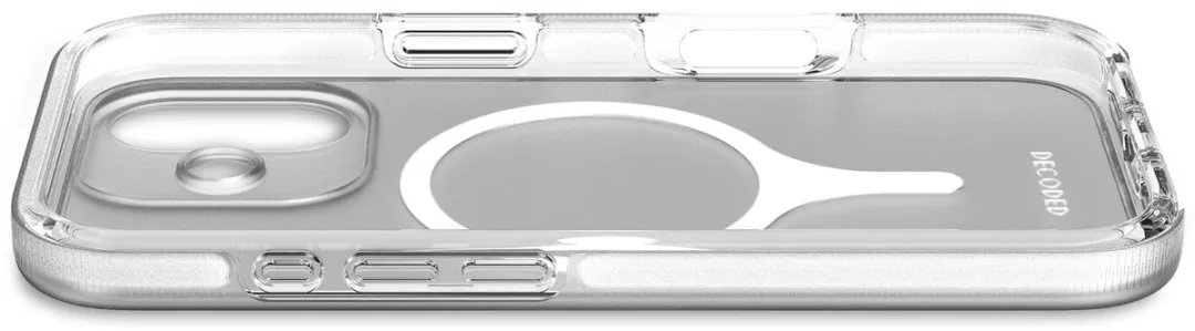 Decoded Clear Frosted Hoesje DEC-i17-DT-CL - iPhone 17 - Wit
