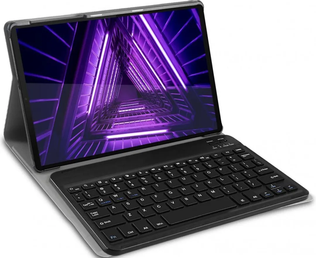 Just in Case Lenovo Tab M10 Plus Gen 1 Toetsenbordhoes - Zwart