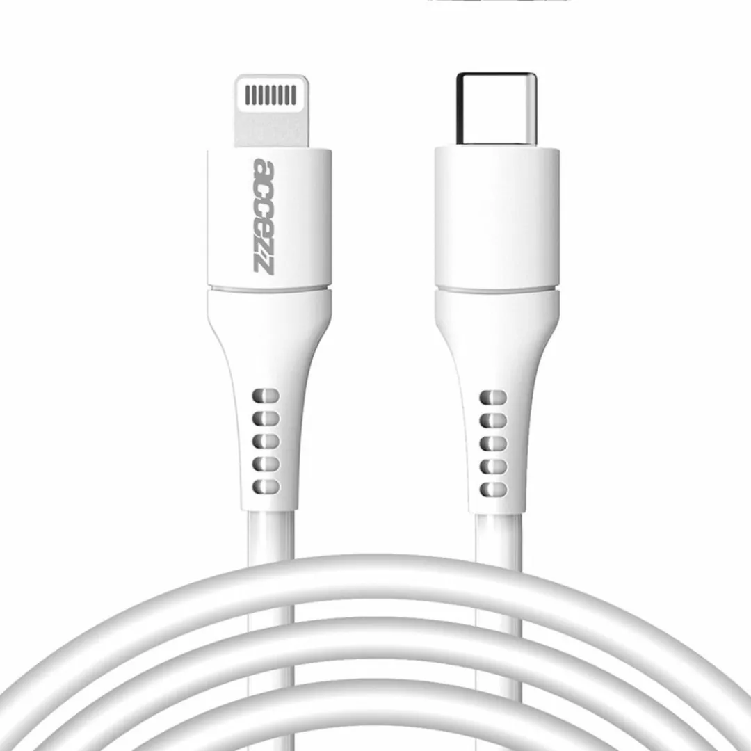 Accezz Lightning naar USB-C Kabel SH00010494 - 2m - Wit