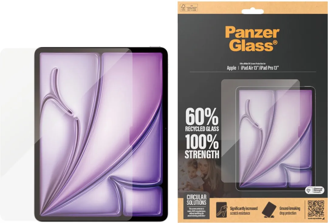 PanzerGlass PZ-2835 Screenprotector iPad Air 13 (2024) - Transparant
