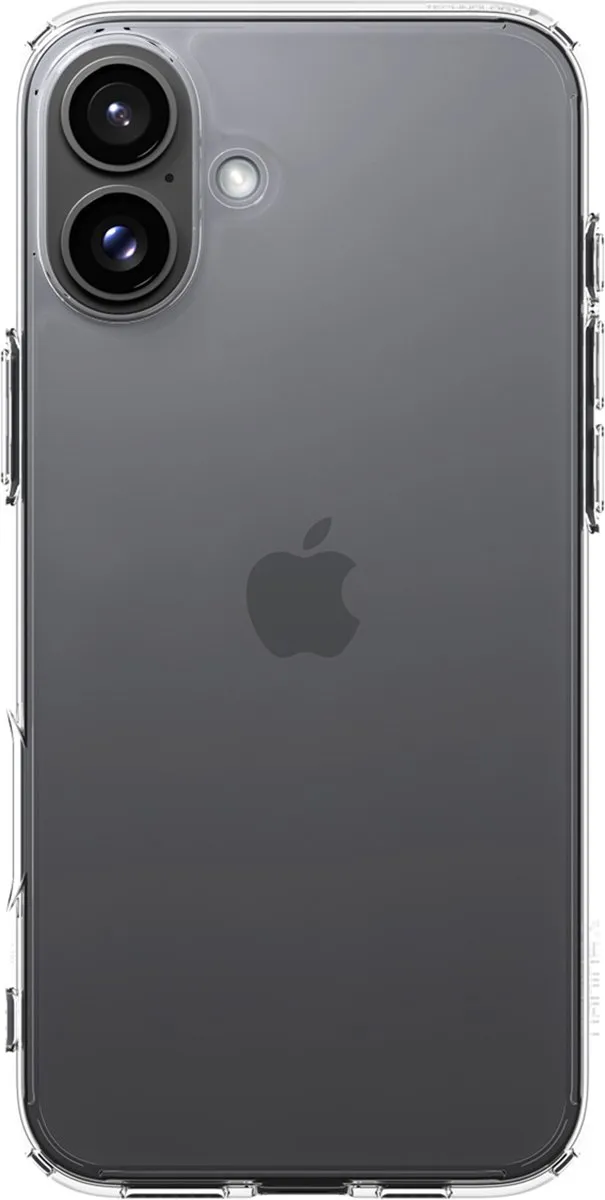 Spigen Ultra Hybrid ACS08197 Hoesje - iPhone 16 - Transparant