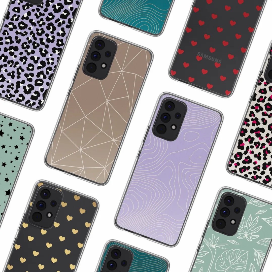 Imoshion Hoesje Samsung Galaxy A53 Graphic Lines Beige
